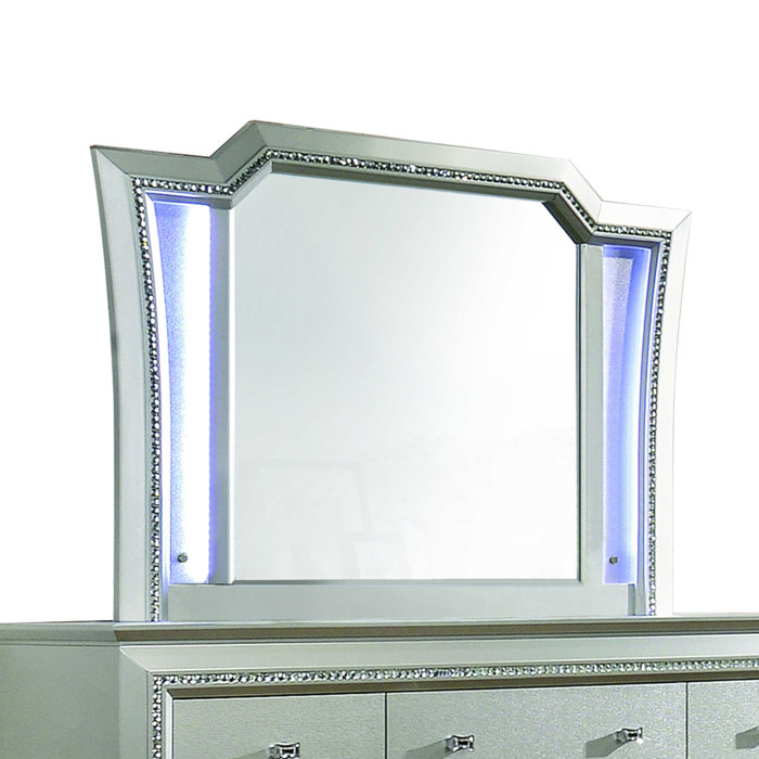 Everly Quinn Rectangle LED Glass Dresser Mirror Wayfair